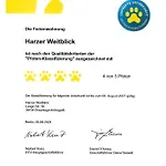 Harzer Weitblick, Bis 2 Hunde Willkommen, W-lan, 2x Smart Tv, Dtv 4 Sterne, 4 Pfoten *